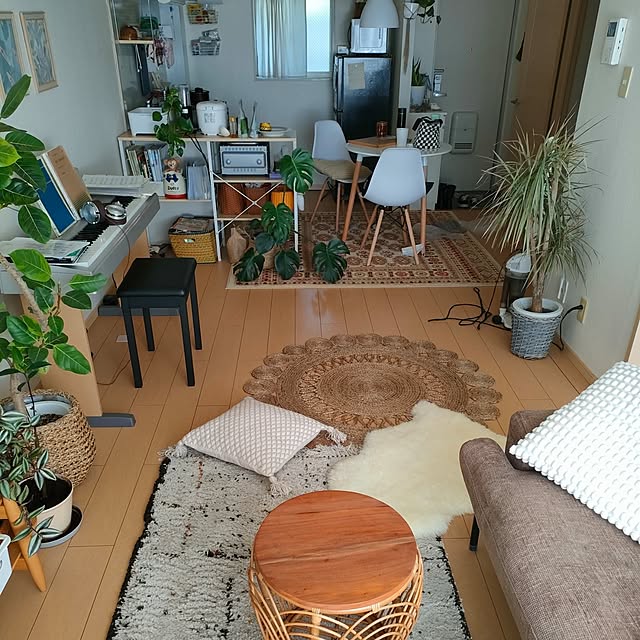 部屋全体/観葉植物/ダイソー/ナチュラル/IKEA...などのインテリア実例 - 2023-11-14 10:59:21