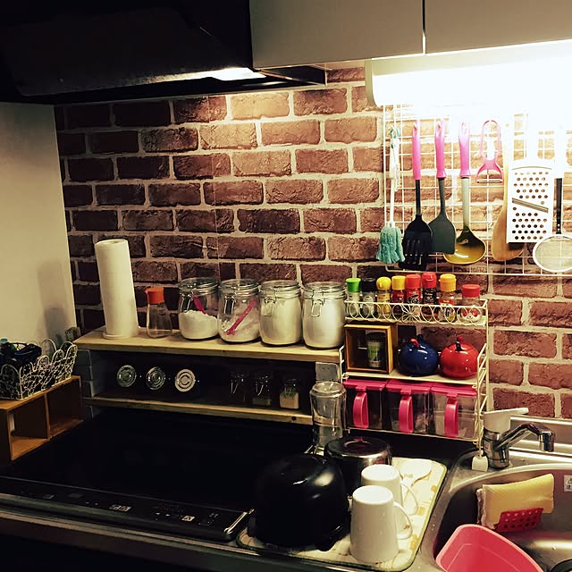キッチン/DIY/セリア/100均のインテリア実例 - 2015-09-14 11:55:10