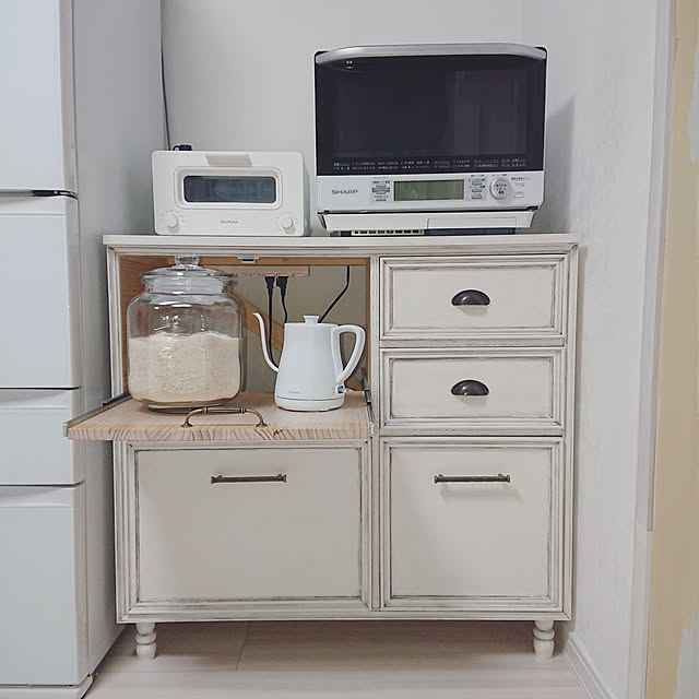 棚/White/ホワイト/Annie Sloan/black...などのインテリア実例 - 2020-10-28 16:32:46