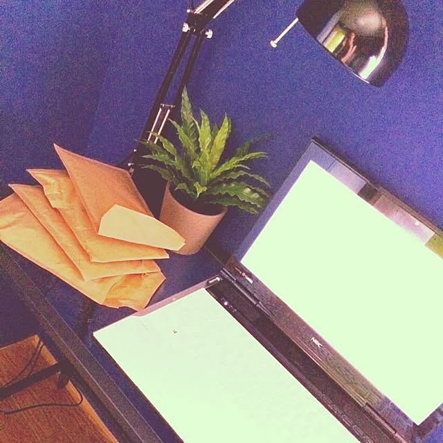 机/賃貸/IKEA/観葉植物/照明のインテリア実例 - 2014-10-08 01:56:04