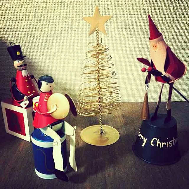 棚/賃貸/クリスマス/アイアン/雑貨...などのインテリア実例 - 2015-11-24 00:33:53