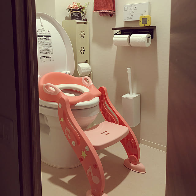 バス/トイレ/トイレトレーニング/こどもと暮らす。/マンション暮らしのインテリア実例 - 2019-05-31 22:46:43