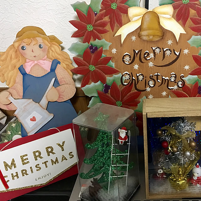 リビング/RCクリスマス/セリアのインテリア実例 - 2017-12-16 11:44:56