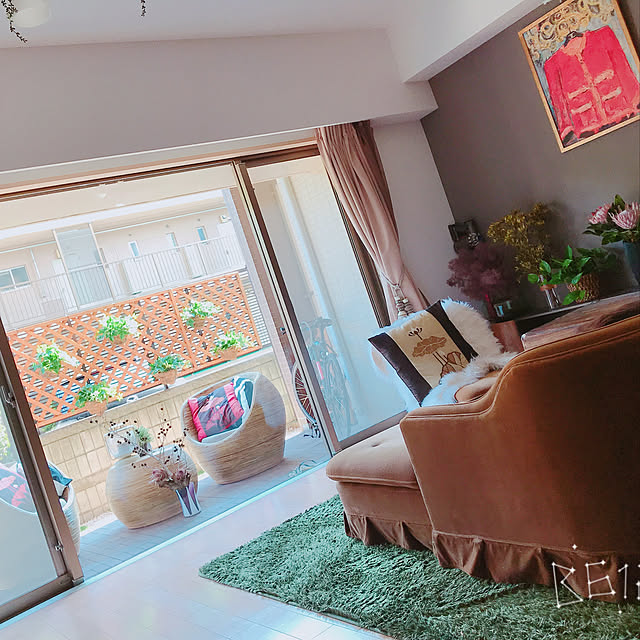観葉植物/アンティーク/ソファ/部屋全体のインテリア実例 - 2019-08-04 17:13:58