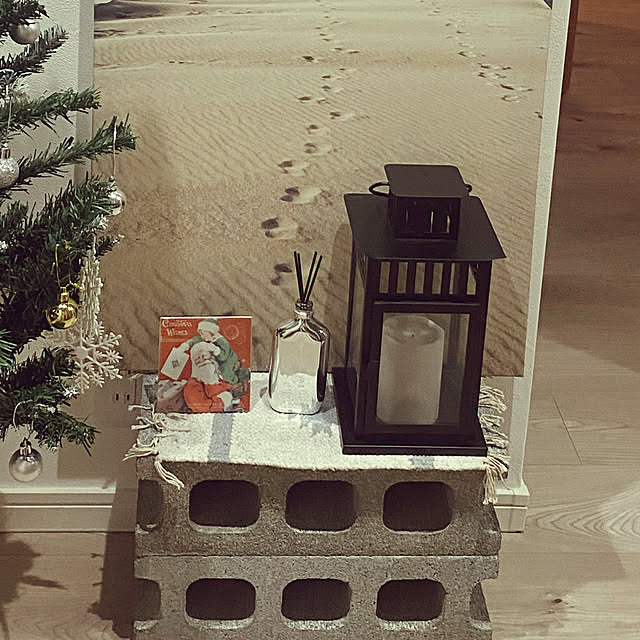 キャンドル/さんたさん/クリスマスディスプレイ/クリスマス/海外インテリアに憧れる...などのインテリア実例 - 2022-10-31 20:30:53