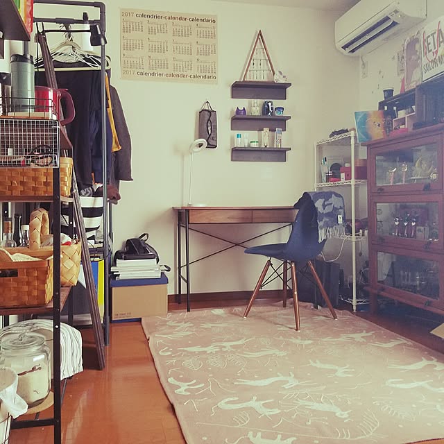 机/生活感/無印良品/ウォールデコ/賃貸...などのインテリア実例 - 2017-01-31 11:48:26