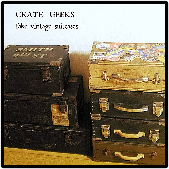 ベッド周り/Crate Geeks./年代偽装系/ジャンク/アメリカン...などのインテリア実例 - 2017-03-08 19:41:55