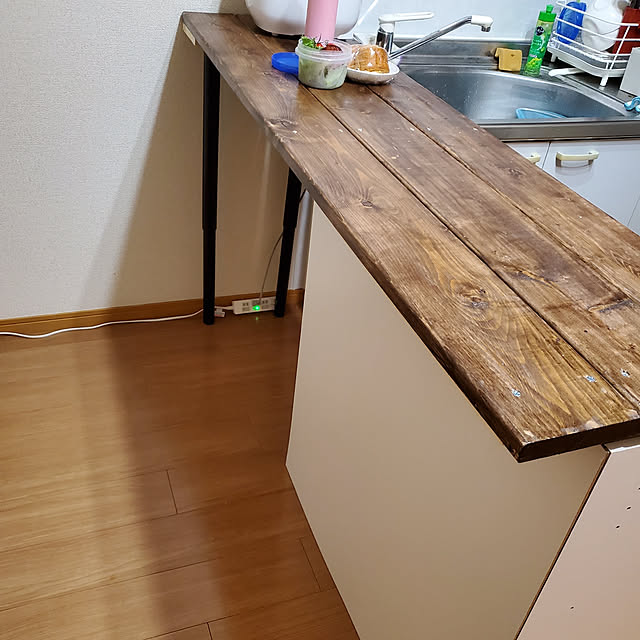 キッチン/DIY/一人暮らし/カフェ風/ニトリのインテリア実例 - 2020-09-28 22:33:14