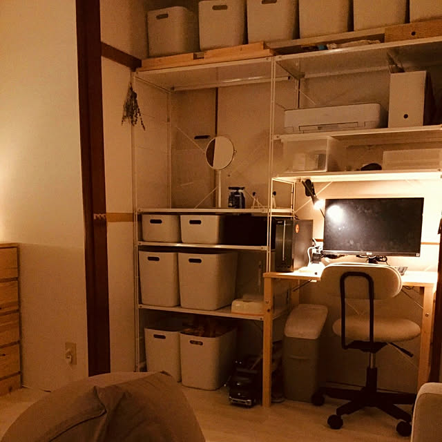机/無印良品/照明/ドライフラワー/IKEA...などのインテリア実例 - 2020-02-25 21:05:08