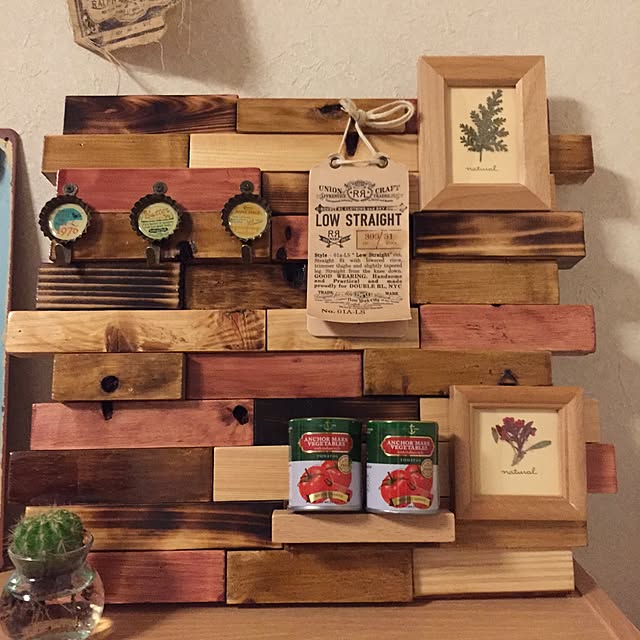 セリア/DIY/玄関/入り口のインテリア実例 - 2015-08-15 23:28:26