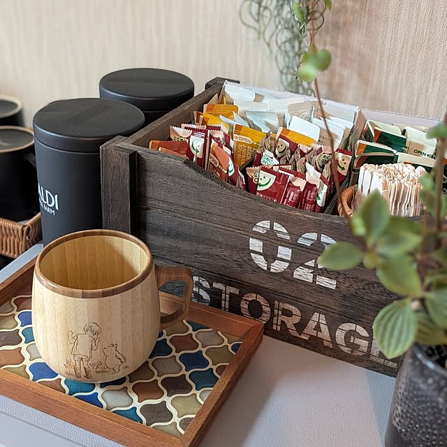 壁/天井/コーヒーのある暮らし/見てくれてありがとう♡/仮住まい/仮住まい生活...などのインテリア実例 - 2026-02-10 09:52:25