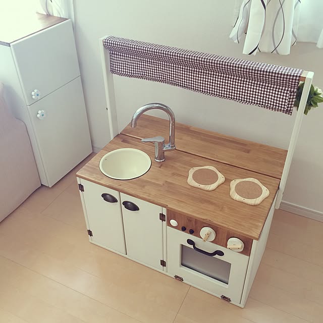 おままごとキッチン/セリア/ダイソー/IKEA/DIY...などのインテリア実例 - 2016-05-05 23:48:16