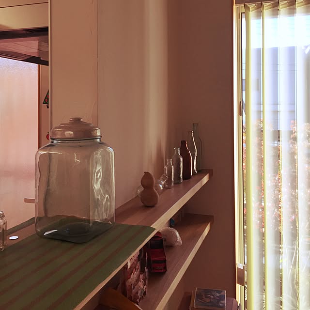 キッチン/ガラス瓶/駄菓子屋さんの瓶/古道具のインテリア実例 - 2015-11-16 08:11:29