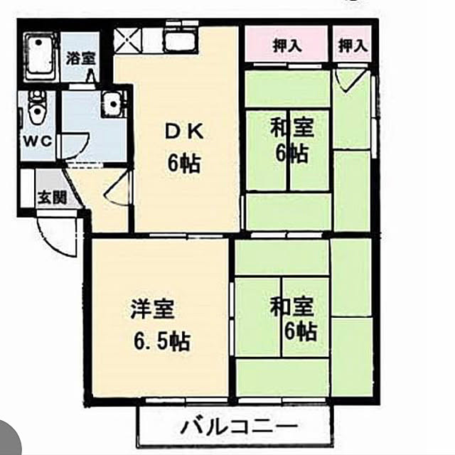 南向きの部屋/赤ちゃんのいる暮らし/間取り図/3DK/部屋全体のインテリア実例 - 2020-04-13 15:38:51