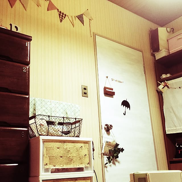 部屋全体/ワイヤーかご/ガーランド/RC四国支部/DIY...などのインテリア実例 - 2015-02-23 23:12:50