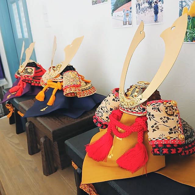 こどもの日/兜/節句/三兄弟/節句飾り...などのインテリア実例 - 2026-04-03 13:29:48