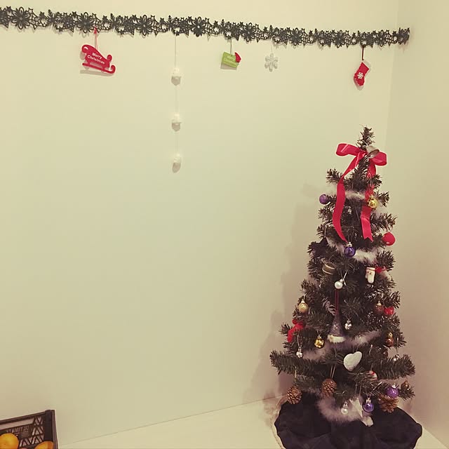 玄関/入り口/クリスマス/100均/セリア/ダイソー...などのインテリア実例 - 2016-11-06 14:08:36