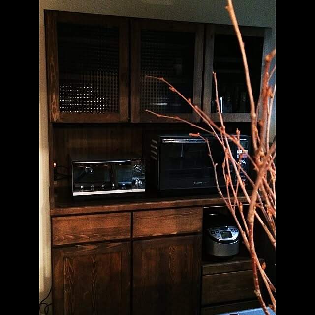 キッチン/枝/食器棚/アンティーク/ウォールナットのインテリア実例 - 2015-12-21 13:18:22