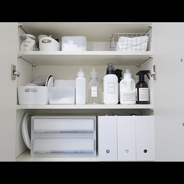棚/洗面所/洗剤ボトル/洗剤置き場/洗濯洗剤ボトル...などのインテリア実例 - 2017-09-19 21:32:32
