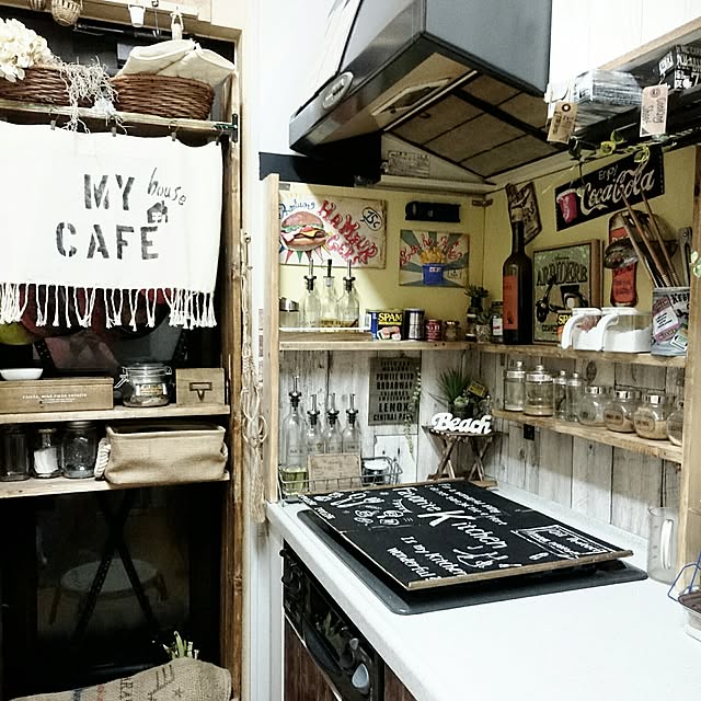 キッチン/カフェ風インテリア/アメリカン雑貨/素敵なお家作り/いなざうるす屋さん...などのインテリア実例 - 2016-09-20 14:31:17