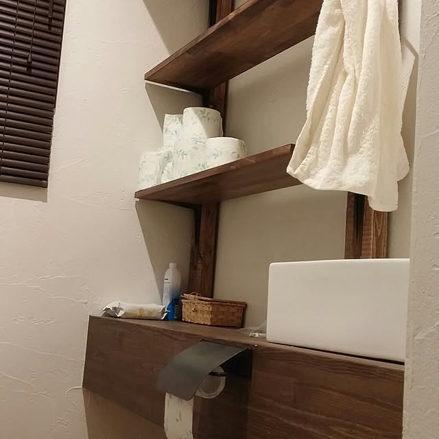 バス/トイレ/トイレ棚DIYのインテリア実例 - 2017-01-31 13:49:32