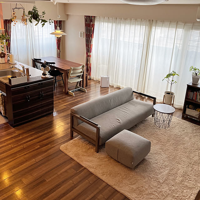 troisのイケヒコ・コーポレーション-ラグ カーペット 『フィリップ』 ベージュ 約200×250cm ホットカーペット対応 4609529の家具・インテリア写真