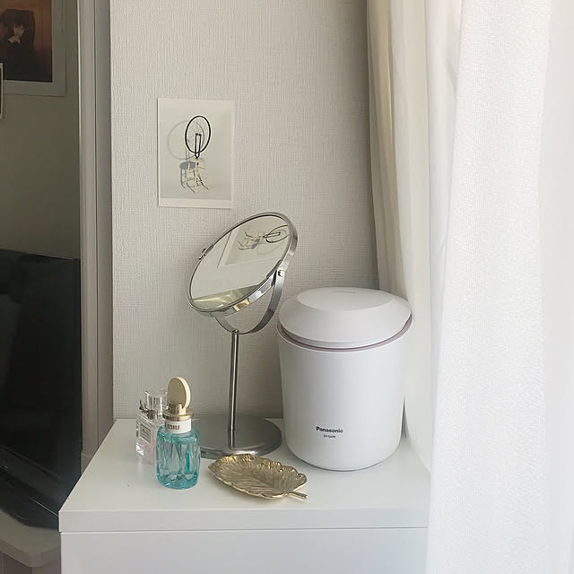 棚/1K/シンプルライフ/IKEA/スタンドミラー...などのインテリア実例 - 2019-01-28 14:56:18