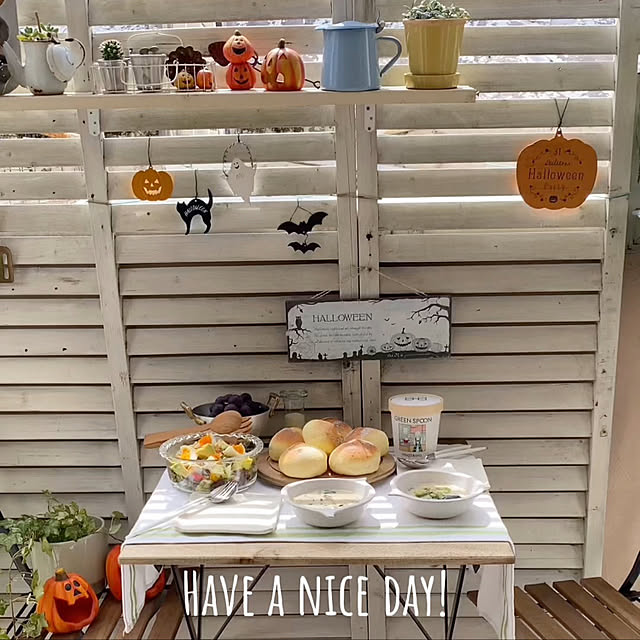 おうちランチ/おうちカフェ/バルコニー/ハロウィン/雑貨...などのインテリア実例 - 2022-09-29 00:53:06