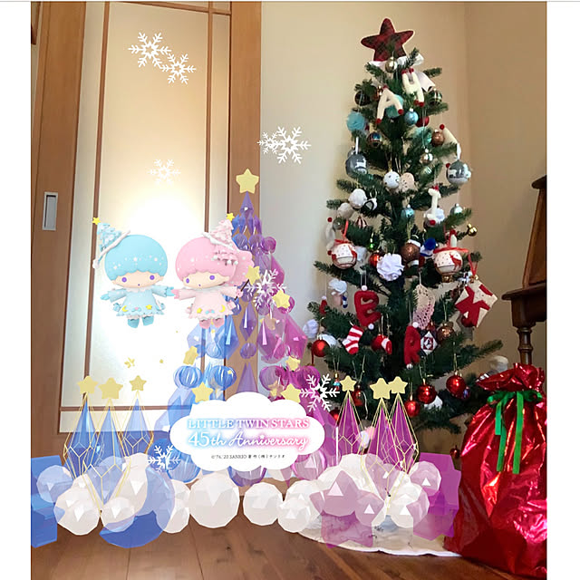 キキララつながるクリスマス/RCの出会いに感謝♡/いつもありがとうございます❤️/ニトリ/玄関/入り口のインテリア実例 - 2020-12-25 07:25:17
