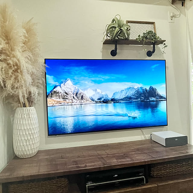 かんたん壁掛け/ウォールフィットテレビ/くらしスタイルシリーズ/ウェルビーイング/壁掛けテレビ...などのインテリア実例 - 2022-12-11 20:35:21