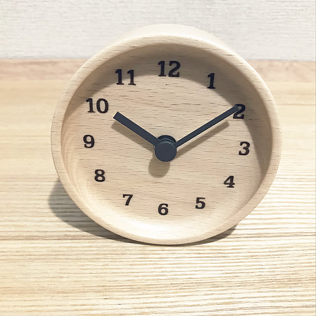 yukkyのLemnos-Lemnos レムノス CASA MUKU desk clock LC12-05 置時計 置き時計 テーブルクロック 天然木の家具・インテリア写真