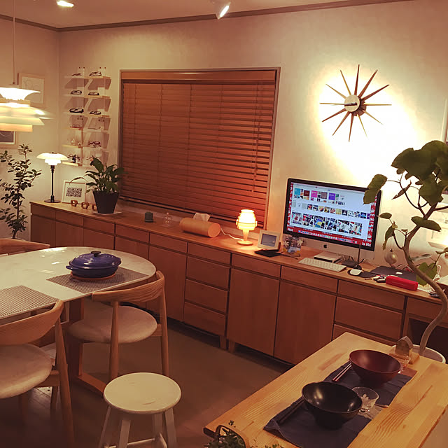 部屋全体/カフェ風/北欧のインテリア実例 - 2017-08-08 22:16:52