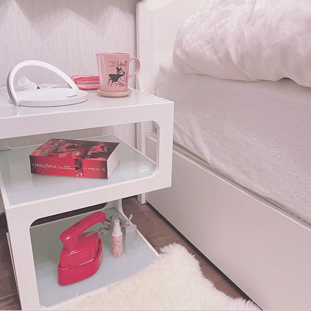 IKEA/スチームアイロン/ベッドサイドテーブル/ワイヤレス充電器/ネット通販...などのインテリア実例 - 2021-03-31 00:08:16