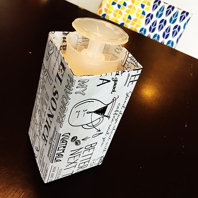 机/牛乳パックリメイク/アルコール除菌ホルダー/アルコール除菌リメイク/アルコール除菌...などのインテリア実例 - 2016-03-06 09:43:10