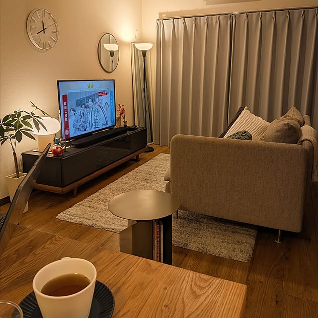 mugi_room999のLemnos-Edge Clock　AZ-0115の家具・インテリア写真