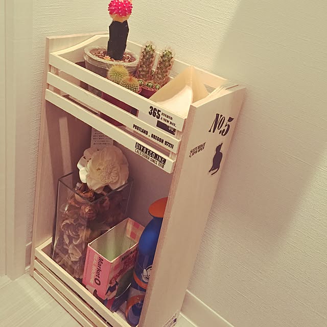 バス/トイレ/セリア/IKEA/観葉植物/DIYのインテリア実例 - 2015-07-12 23:25:48
