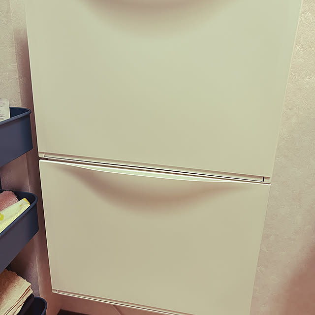 バス/トイレ/魔法のテープ/フラップ収納/100均リメイク/IKEA...などのインテリア実例 - 2026-01-17 22:16:39