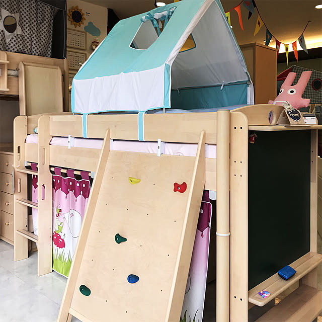 子ども部屋/北欧家具/ロフトベッド/テント付きベッド/ロフトベッドの下...などのインテリア実例 - 2021-11-27 14:03:27