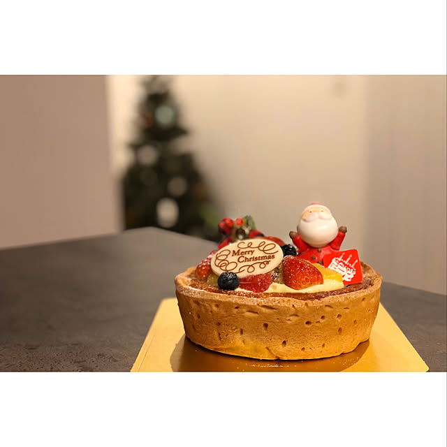 クリスマスケーキ/北欧/クリスマス/クリスマスディスプレイ/リビングのインテリア実例 - 2019-12-26 00:14:59