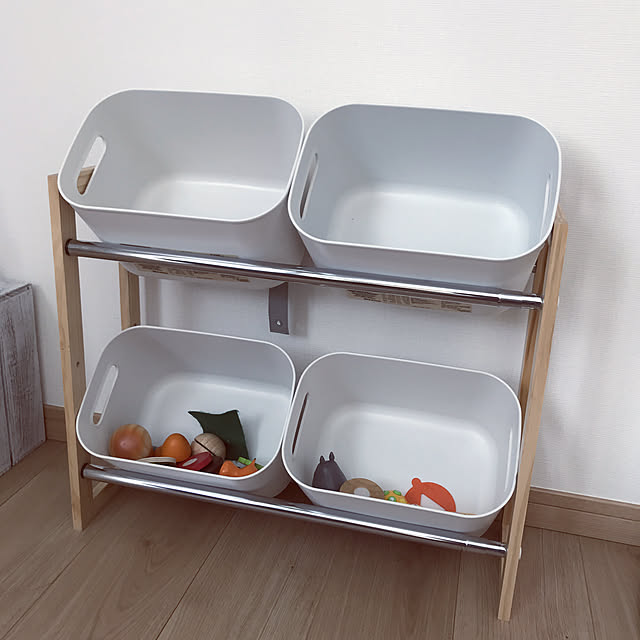 おもちゃ収納/ニトリ/生活感たっぷり/建売住宅/すっきり暮らしたい...などのインテリア実例 - 2020-02-17 12:33:36