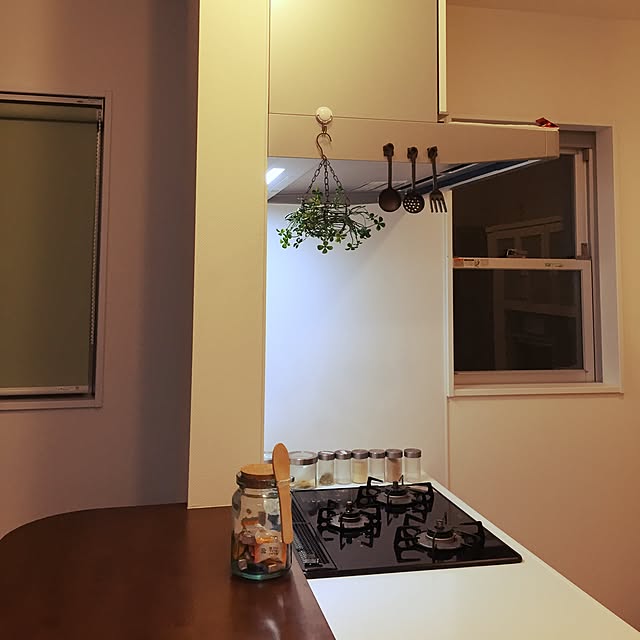 キッチン/セリア/フェイクグリーン/100均/IKEA...などのインテリア実例 - 2016-04-02 22:01:24