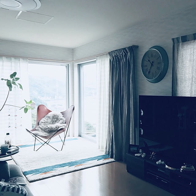 シープスキン/ゴムの木/観葉植物/BKFチェア/unicoラグ...などのインテリア実例 - 2019-06-29 16:08:25