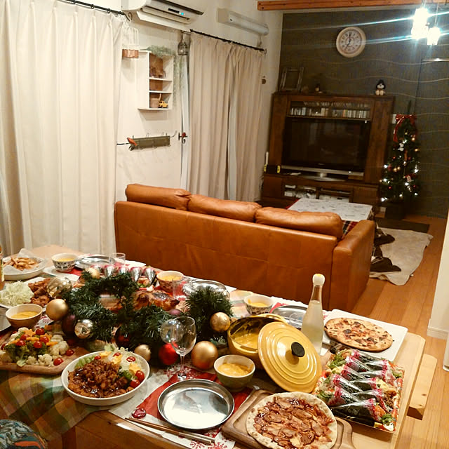 部屋全体/いいね＆コメントいつもアリガトウ♡/フォローして頂きありがとうございます！/RCでの素敵な出逢いに感謝❤/こどもと暮らす。...などのインテリア実例 - 2018-12-24 18:55:51