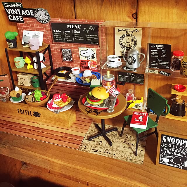 リーメント スヌーピー ヴィンテージカフェ 全8種