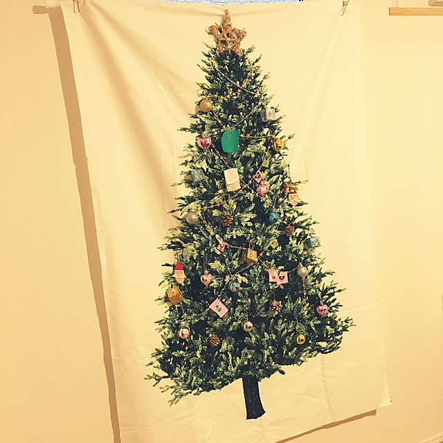 タペストリー/クリスマス/リビングのインテリア実例 - 2019-11-28 16:05:28
