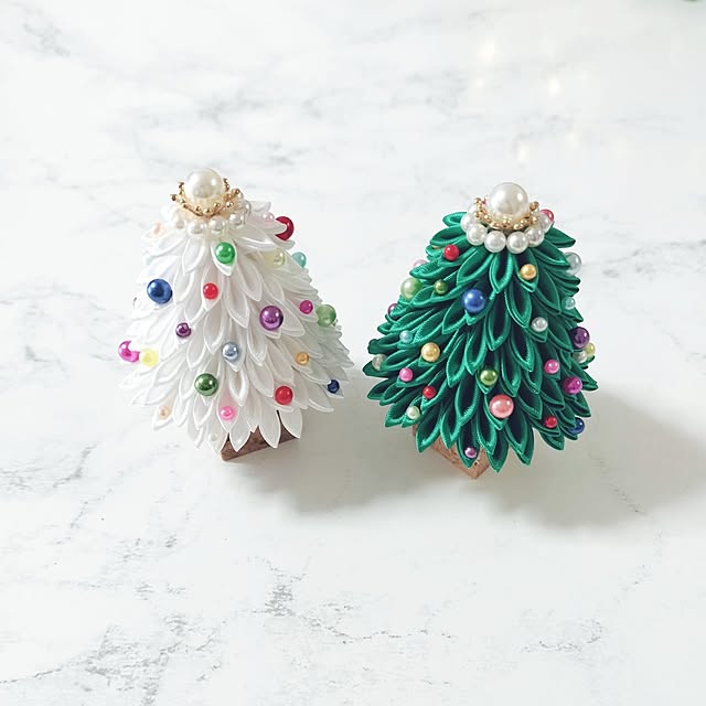 机/ハンドメイド/手作り/クリスマス/クリスマスツリー...などのインテリア実例 - 2024-12-06 21:21:48