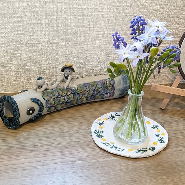 玄関/入り口/刺繍/庭の花/こどもの日/手刺繍...などのインテリア実例 - 2025-04-21 16:01:34