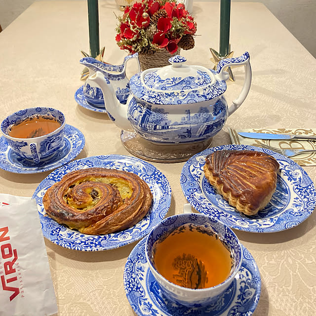 新品・未使用】 Spode ちか スポード ブルーイタリアン 2人用 新品・未使用】 Spode ちか スポード ブルーイタリアン 2人用