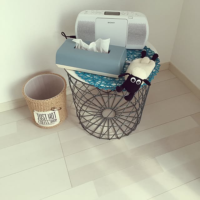 机/バスケットテーブル/IKEA/寝室の一角/Daiso...などのインテリア実例 - 2017-04-15 15:02:26