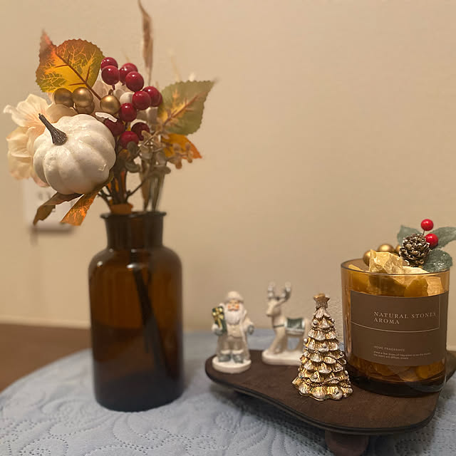 クリスマス雑貨/クリスマスディスプレイ/海外インテリアに憧れる/輸入住宅風/海外風インテリア...などのインテリア実例 - 2022-11-11 16:59:17
